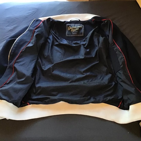 Mens Zara Bomber varsity jacket with stripes, new. - Picture 4 of 4